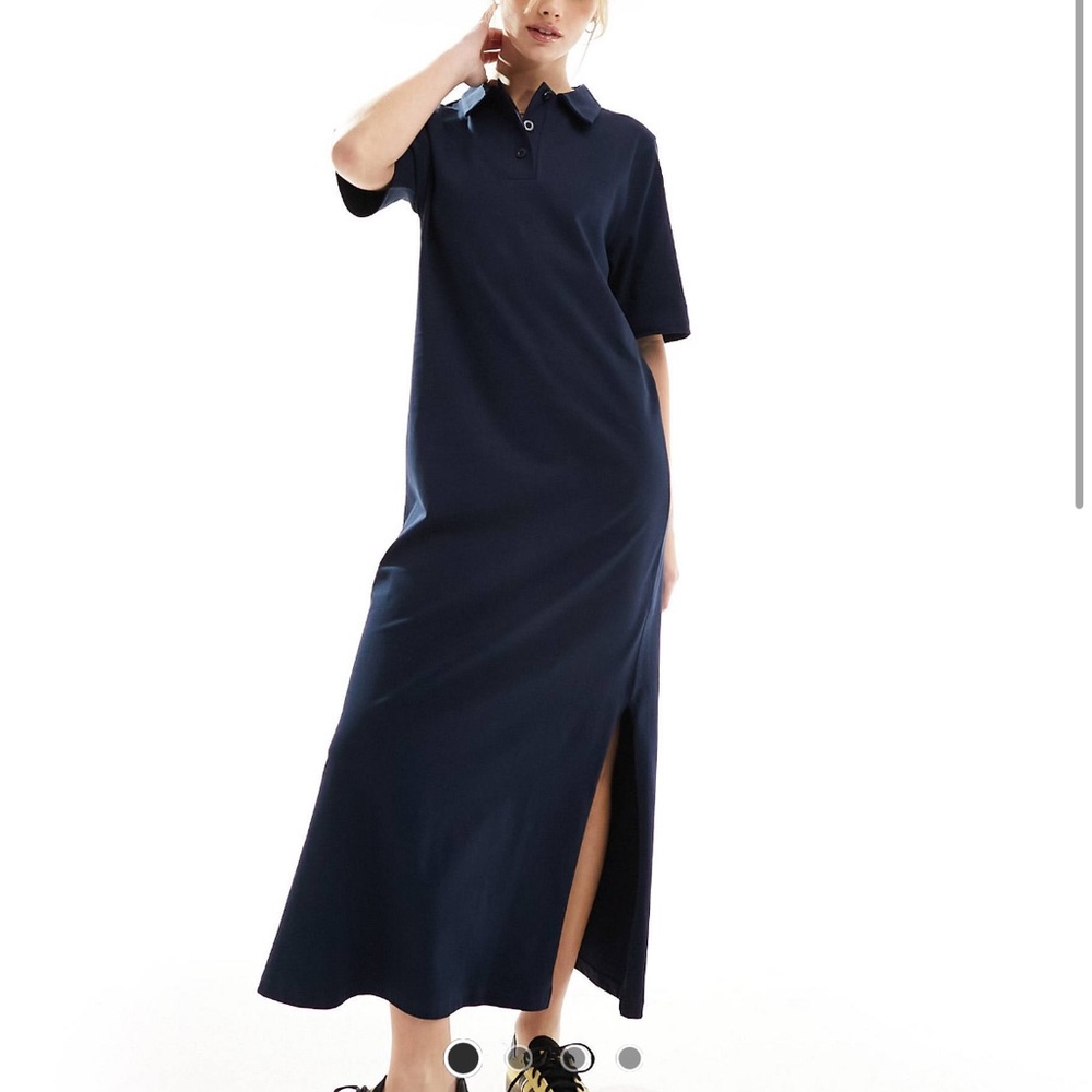 Collared Polo Maxi Dress